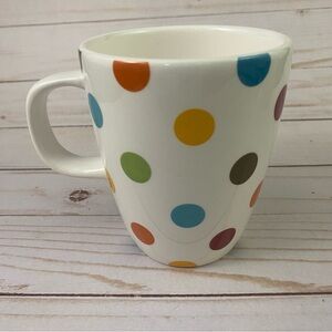 Pier 1 Imports Confetti Mug Polka Dot Ironstone Coffee Tea Cup